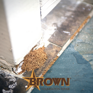 Identify & Fix Sagging Floors - Brown Foundation Repair