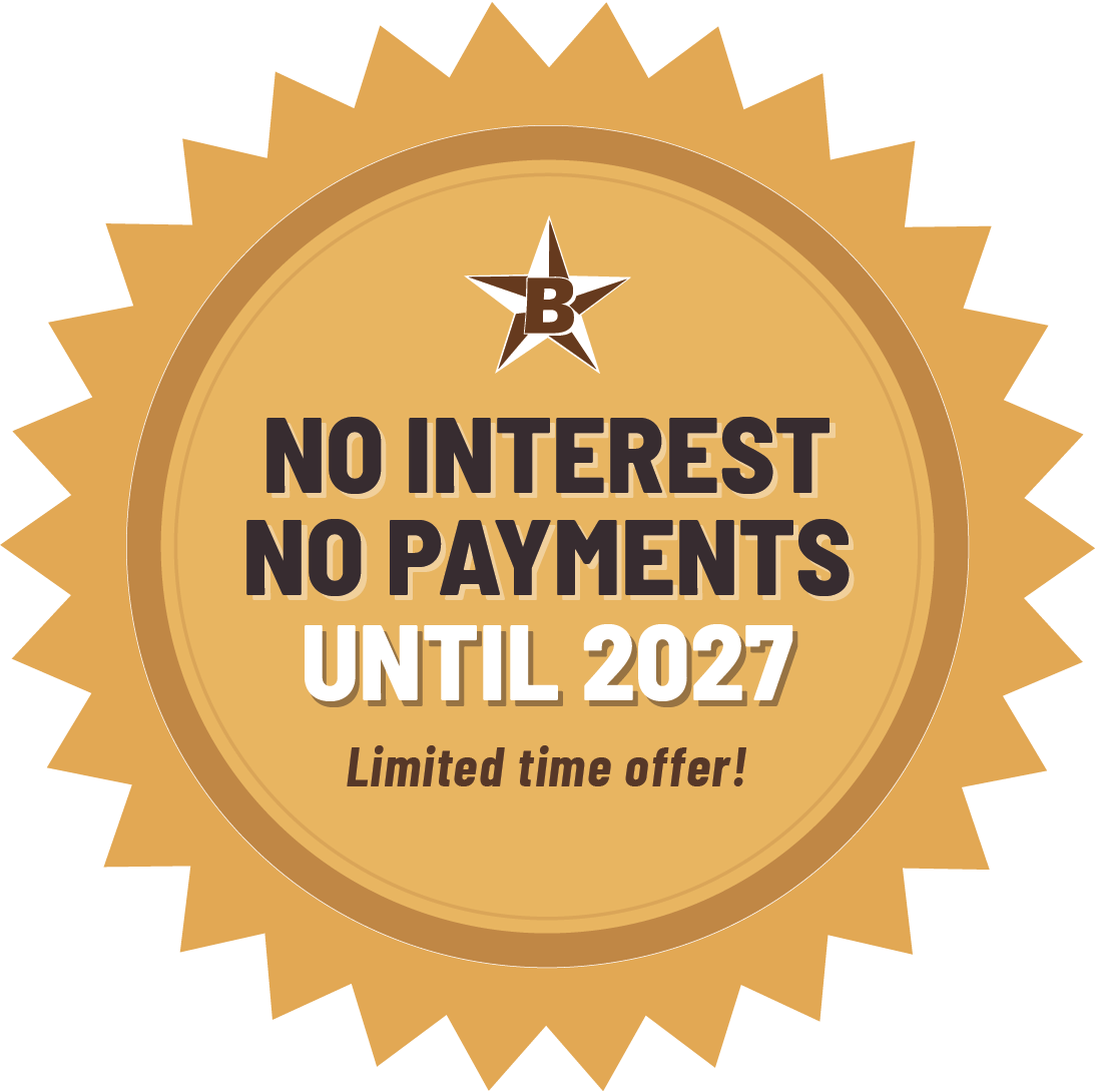 No interest no payments