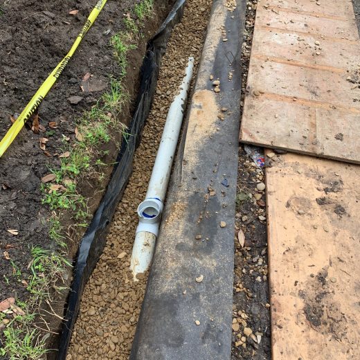 surface drainage installation in dallas, tx